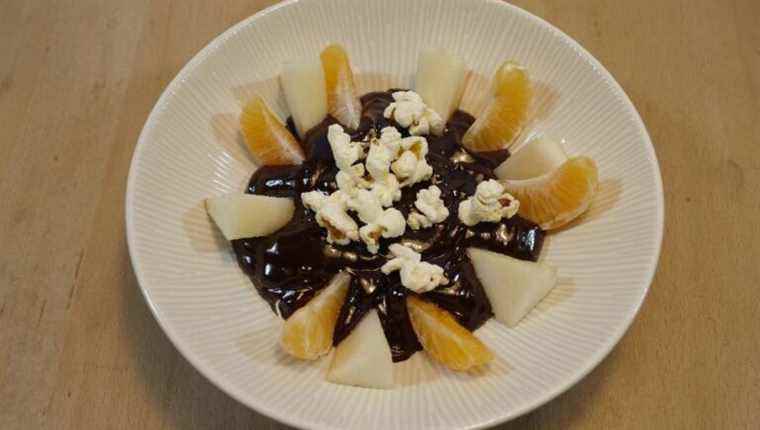 CHOCOLATE BROUET concocted on the CHRISTMAS MARKET in USSEL place Célestin Lafon.