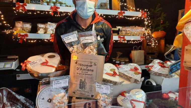 Champagne, maple syrup and Amiens nougat on the Christmas market