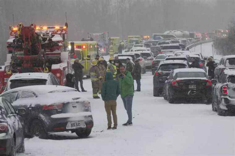 Crash on Highway 40 |  At least 70 vehicles involved and several injured