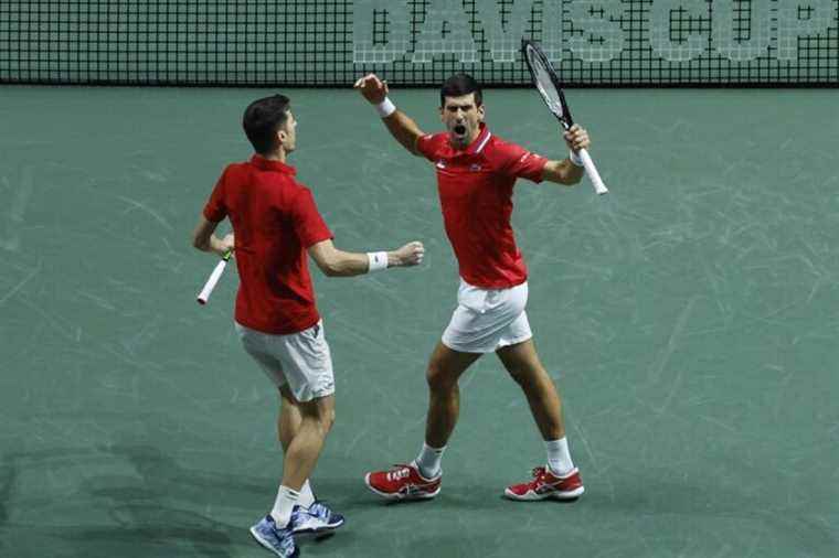 Davis Cup |  Djokovic tows his country to the semi-finals