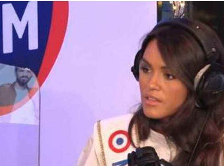 Diane Leyre (Miss France 2022) uneasy about a question about her relationship with a French actor