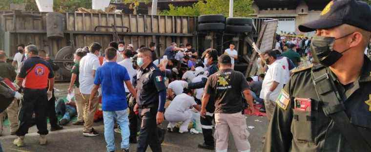 Drama of illegal immigration in Mexico: 53 killed in truck crash