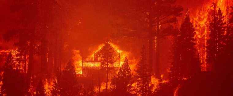 Father and son arrested over massive California wildfire