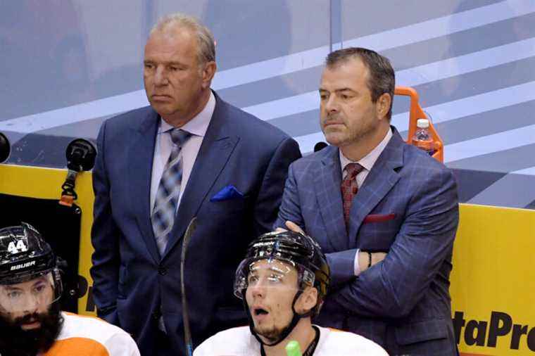 Flyers |  Alain Vigneault and Michel Therrien dismissed