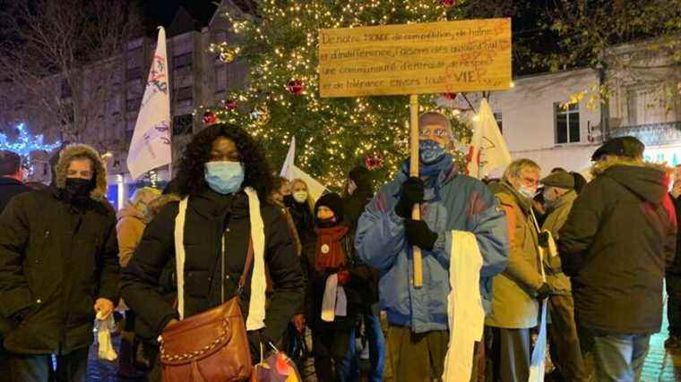 Forty demonstrators in support of migrants in Châteauroux