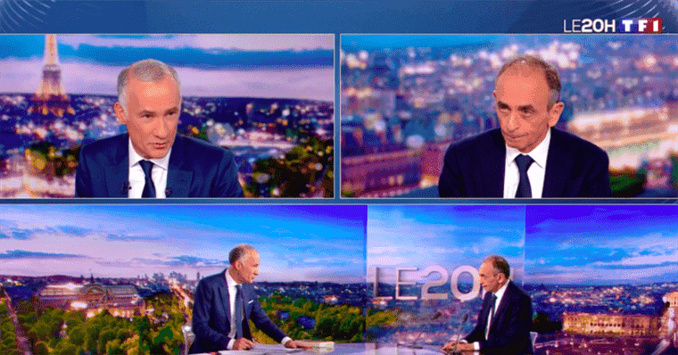 Gilles Bouleau treated as an “asshole” by Eric Zemmour after the 8pm news on TF1