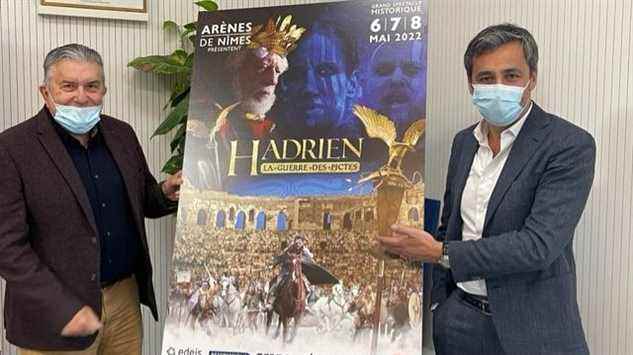 Hadrien, the war of the Picts, in the arenas of Nîmes next May