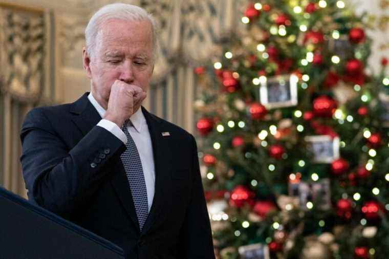 Hoarse voice |  Biden says he only has a “cold”