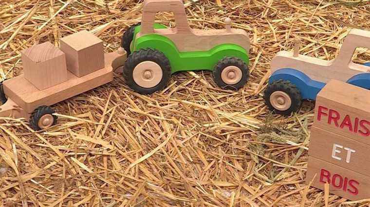 In Saône-et-Loire, wooden toys are invited under the tree