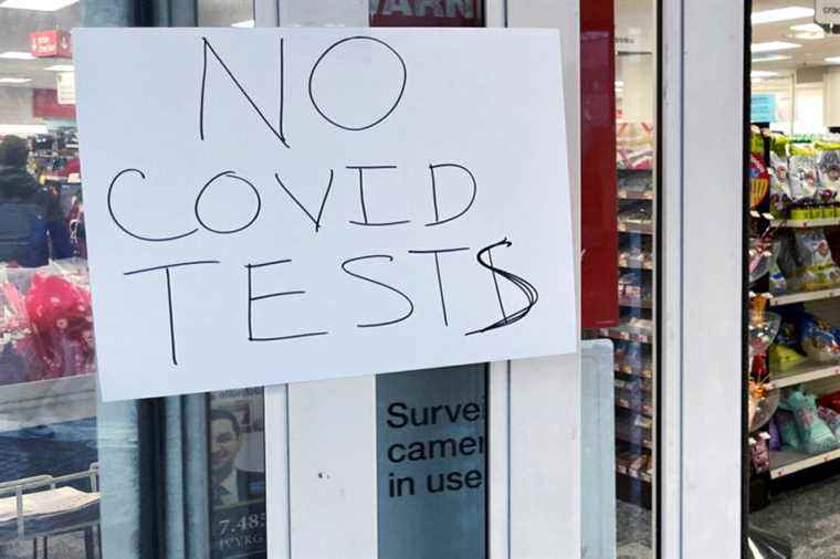 “Incredible demand” |  The sale of rapid tests capped at a few units per customer