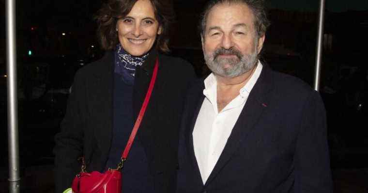 Inès de la Fressange and her companion Denis Olivennes: their happy evening with Thomas Dutronc