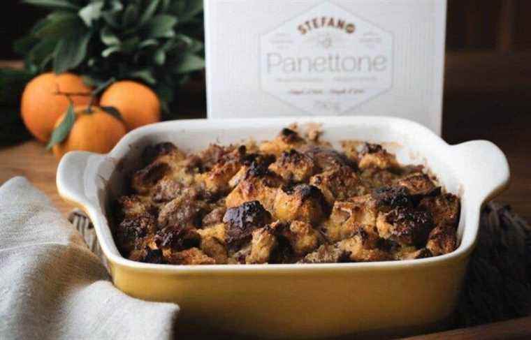 Italian sausage and panettone stuffing recipe