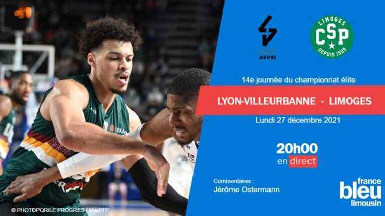 LIVE – Basketball Elite J14: fully experience the Limoges CSP match against ASVEL