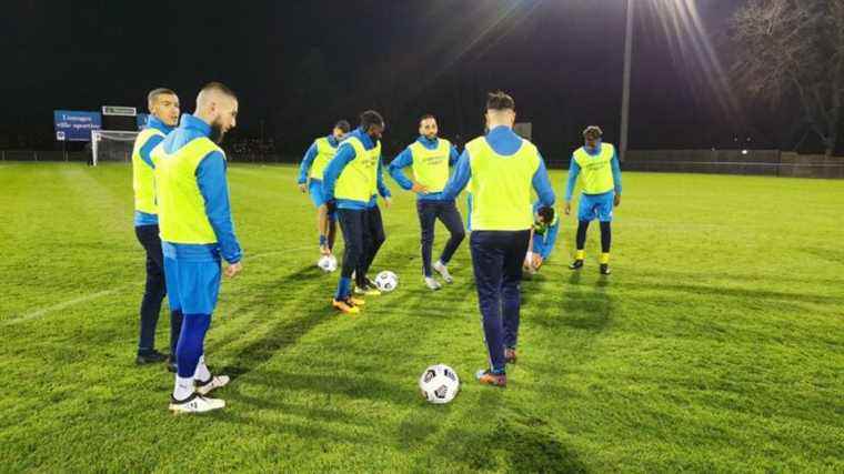 Last training for AS Panazol before the 32nd finals of the French Football Cup