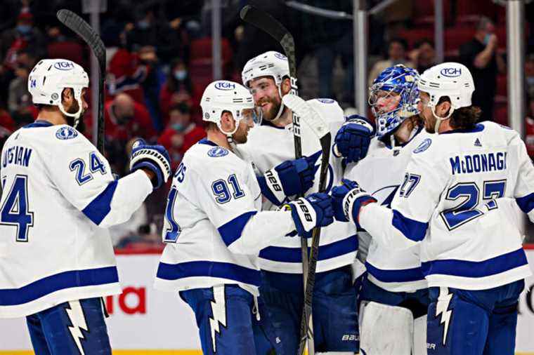 Lightning 3 – Canadian 2 |  The Lightning steals the victory from the Canadiens at the end of the game