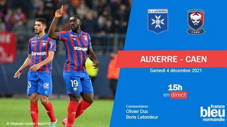 Ligue 2 (J17): Caen to Auxerre to get out of the red zone