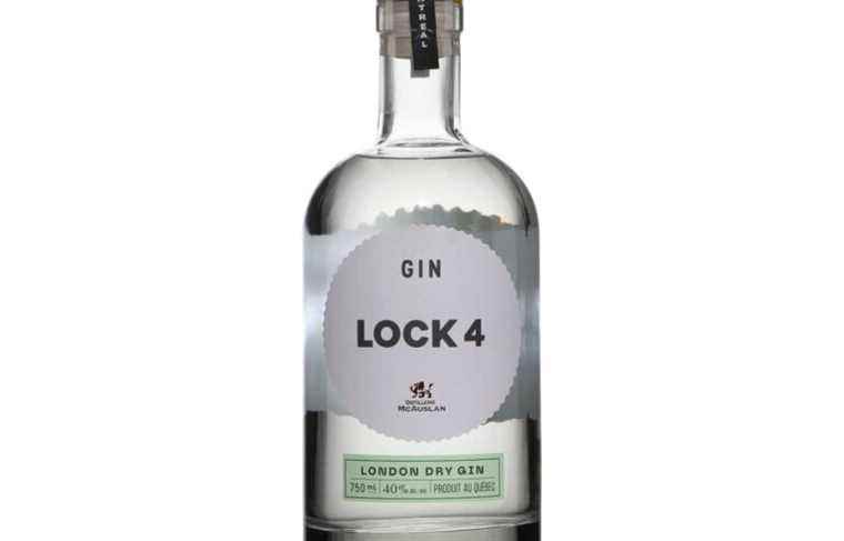 Lock 4, London Dry Gin, Mc Auslan Distillery, Montreal, Quebec