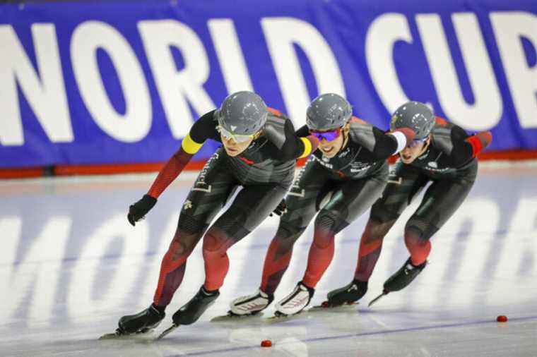 Long Track Speed ​​Skating |  Maltais and her teammates complete the pursuit sweep