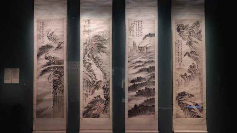 Masterpieces of Chinese painting from the Ming and Qing dynasties exhibited in Europe for the first time