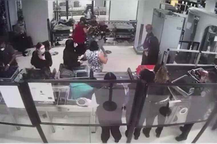 New Jersey |  Airport security officer saves a baby