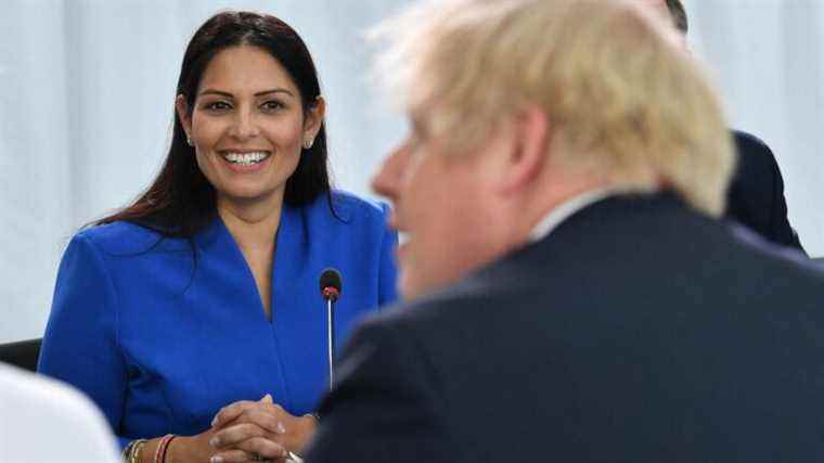 Priti Patel, the very conservative British Home Secretary, symbol of a divided UK