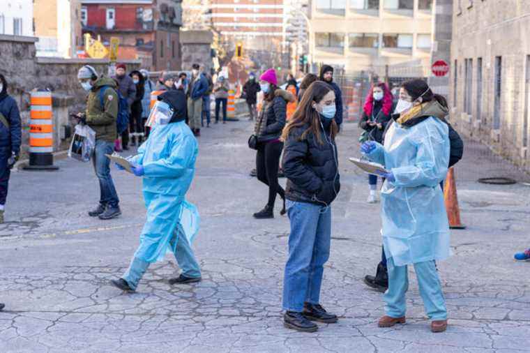 Montreal |  Rapid tests at the Hôtel-Dieu screening clinic