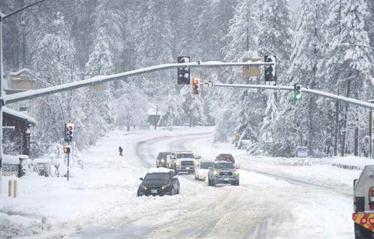 Record amount of snow in California