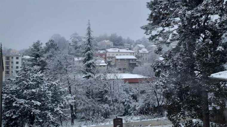 Snow as far as the plains in Drôme and Ardèche