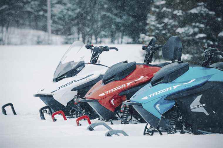 Taiga says he has completed production of his first snowmobiles