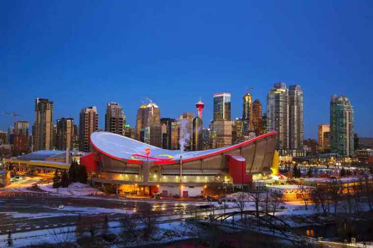 The Flames would withdraw from the new arena project