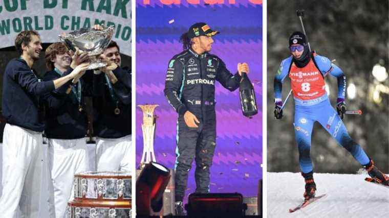 The Russian victory in the Davis Cup, a tense F1 Grand Prix and good French results in biathlon … What to remember from the sports weekend