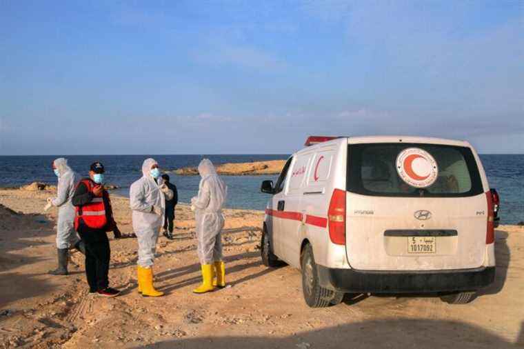 The bodies of 28 migrants found on the Libyan coast