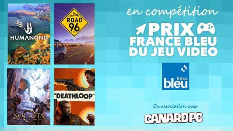 The games competing for the France Bleu Video Game Prize 2021