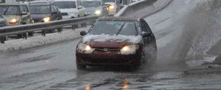 The ice will disrupt road conditions in much of Quebec