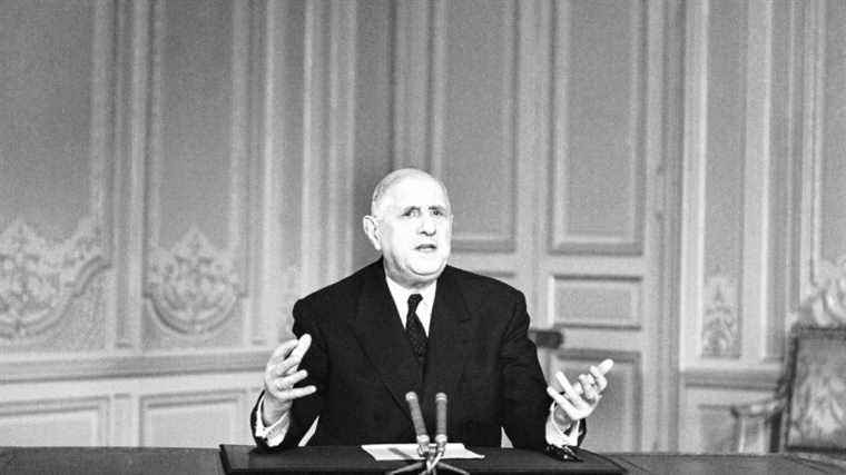 The last wishes of the presidents.  General de Gaulle on December 31, 1968