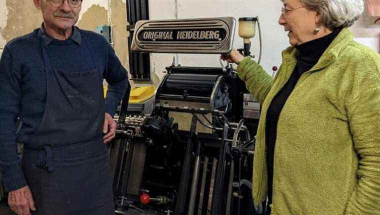 The little alleys, the Rochefortaise printing house