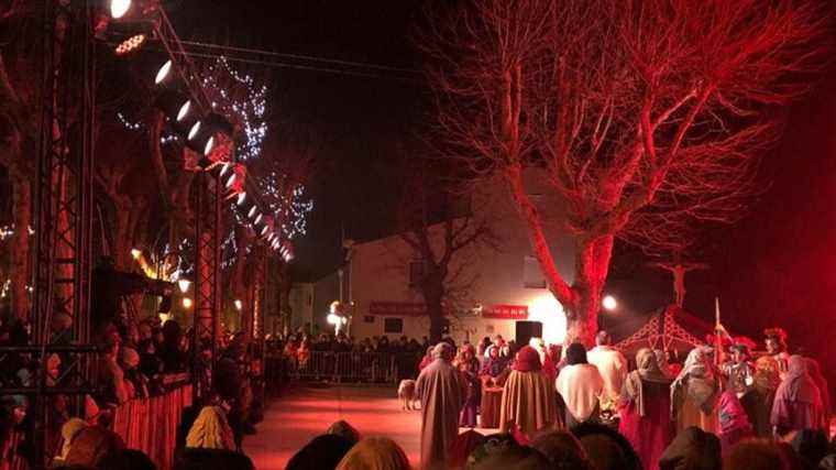 The living nativity scene at Châtelaillon-Plage