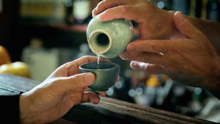 The sake often mentioned in Japanese poems