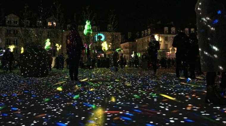 The spectacle of illuminations modified because of the Covid in Caen