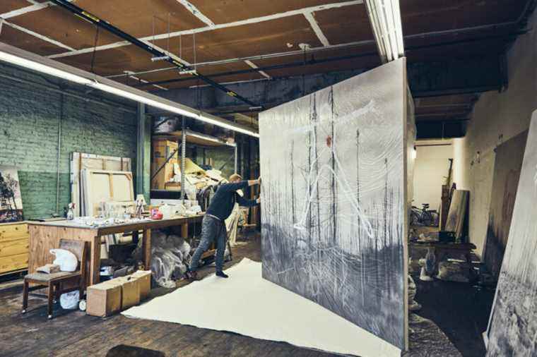 The workshop |  Immerse yourself in Marc Séguin’s studio