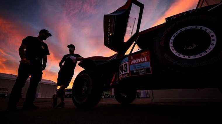 Three Basques at the start of the Dakar 2022