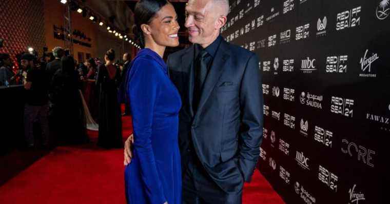 Tina Kunakey and Vincent Cassel: Super chic lovers with Cécilia and Richard Attias