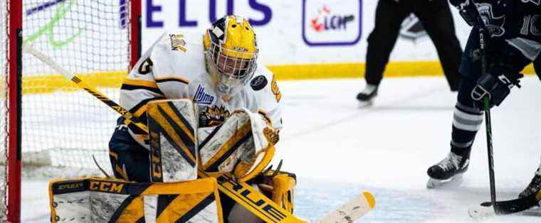 [VIDÉO] A goal from a goalie in the QMJHL!