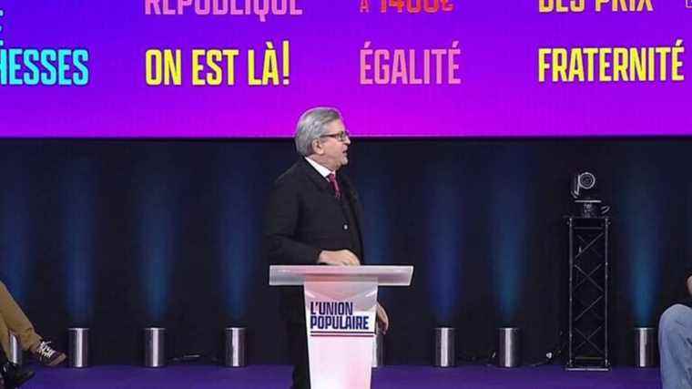 facing the right and the far right, Jean-Luc Mélenchon wants to occupy the field