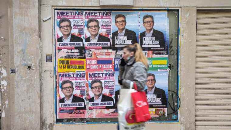 first campaign meetings for Jean-Luc Mélenchon and Eric Zemmour