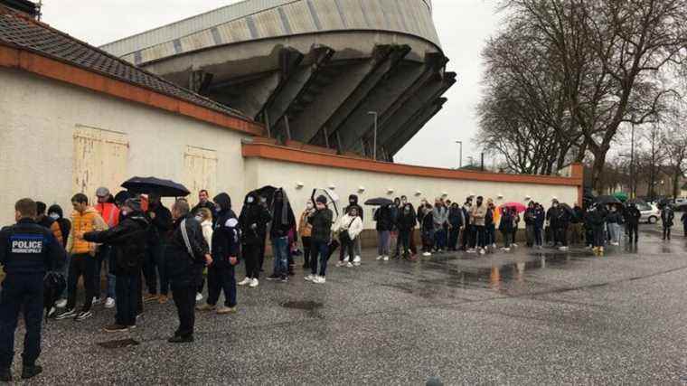 football fans were numerous at the opening of the ticket office this Wednesday in Limoges