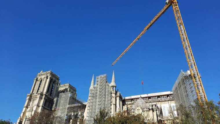 franceinfo junior.  Where are the works on Notre-Dame de Paris cathedral?