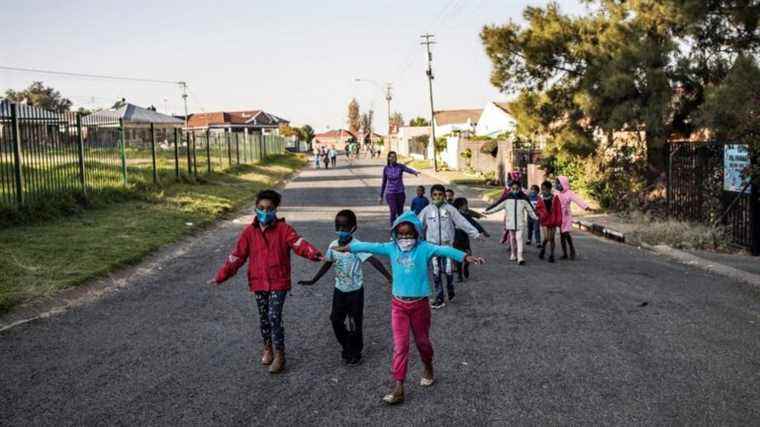 spike in infections among children in South Africa