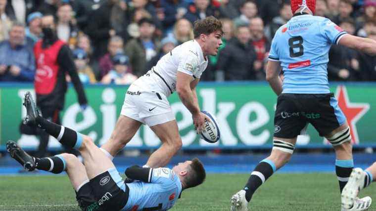 thanks to an untenable Antoine Dupont, the Stade Toulousain dominates Cardiff for its debut in the European Cup