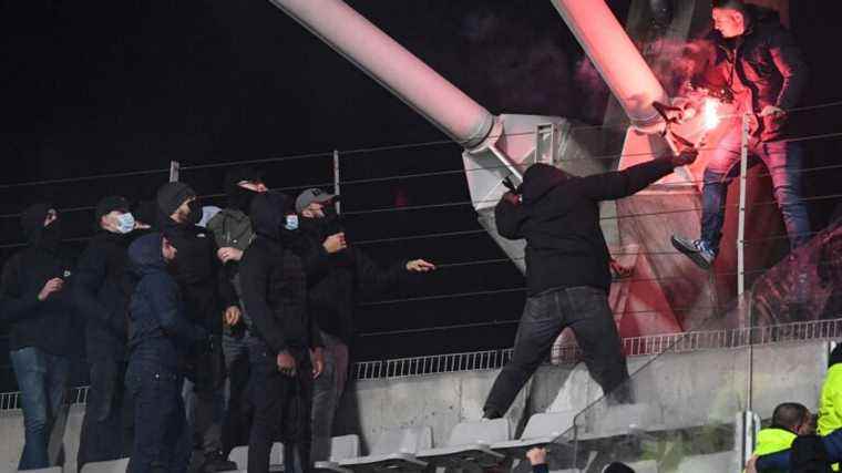 the Ultras Lyonnais “should never have set foot” at the Charléty stadium, for the president of the Parisian club